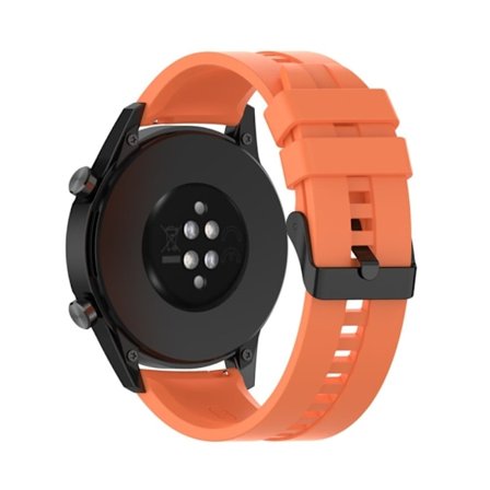 22 mm universal klockarmband i silikon - Orange