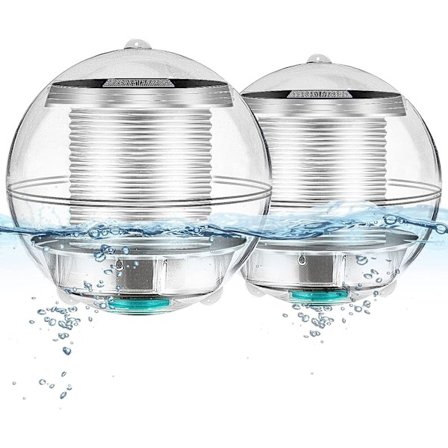 Svømmebassenglys, solcelledrevne flytende bassenglys