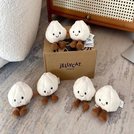 Jellycat morsomme plysjleker, kjæledyr, morsomme dekorasjoner og gaver – perfekt – 2 stk.