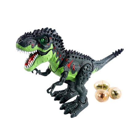 Elektronisk Dimma Spray Äggläggande Gående Dinosaurie Modell