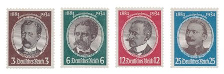 Tyske Rige 1934 - MICHEL 540-543 - Postfrisk