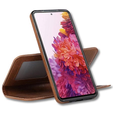 Læder pung etui 'iPhone 14' med stærk magnet aftagelig