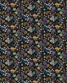 Meterware Lyckeflykt Schwarz