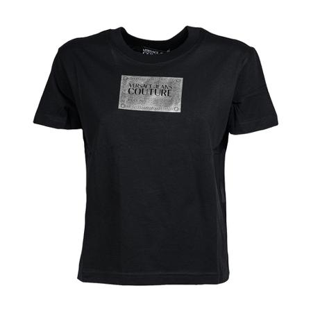 Versace Jeans Couture, T-Shirts Czarny, Kobieta, Rozmiar: L