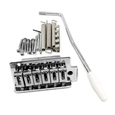 6-strängad gitarrbro sadel bakstycke för elgitarr Standard Tremolo Bridge- set Musikinstrumenttillbehör