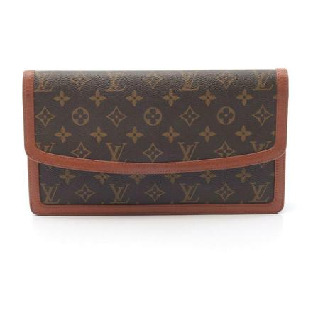 Louis Vuitton Vintage Pre-owned Clutch Taske Brun, Dame Vintage Tasker, Størrelse: ONE Size
