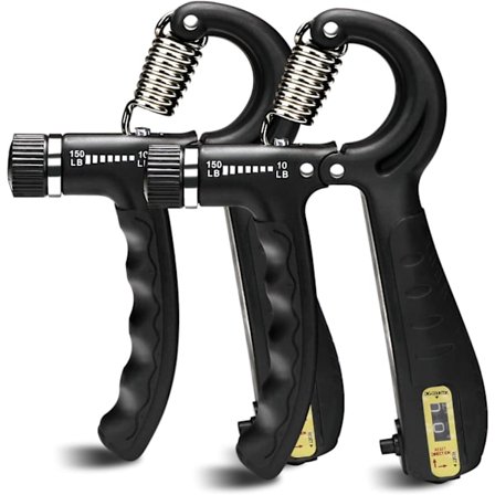 2-pakks Grip Trainer, Sklisikker grep, grepstyrkeforsterker for muskelbygging og skadetilheling for idrettsutøvere