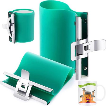 15 Oz og 11 Oz Silikon Krus Klemme, 3d Sublimering Silikon Krus Wrap Kopp Klemme Fixture For Krus Utskrift