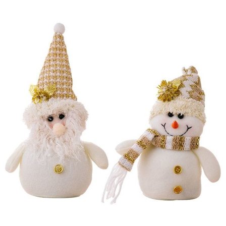 TD Juldekorationsdockor 2 ST Festdekoration Lämplig till jul