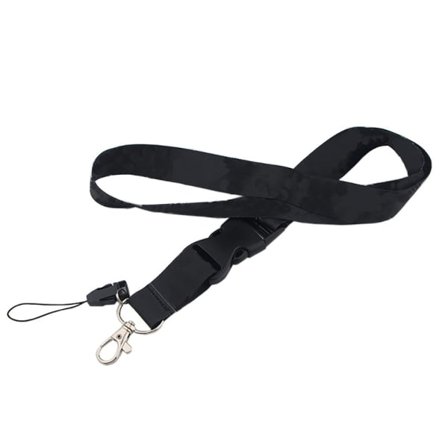TG Stilrent Nøkkelbånd Svart Svart