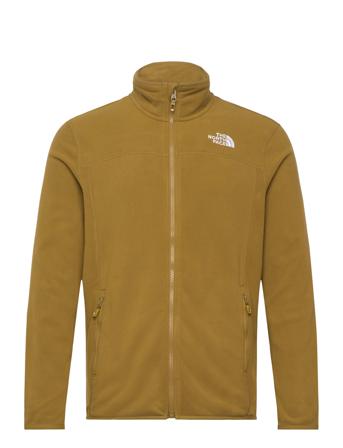 M 100 Glacier Full Zip - Eu Sport Sweat-shirts & Hoodies Fleeces & Midlayers Khaki Green The North Face