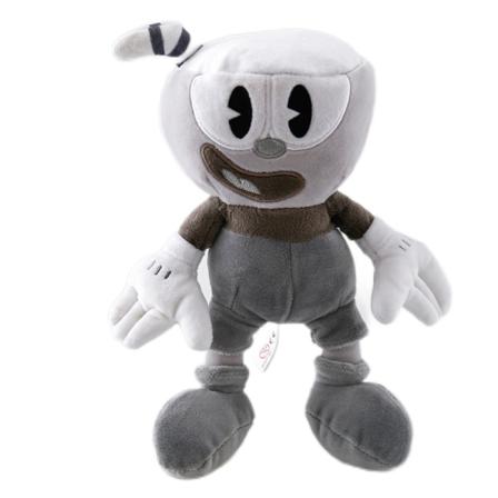 1 Tekopp Kopphuvud Chalice Devil Boss King Dice Plyschleksak, Svart