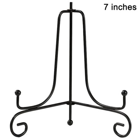 4/6/7/8/10/12 tums järnfäste displaystativ för skål tallrik konst foto ram