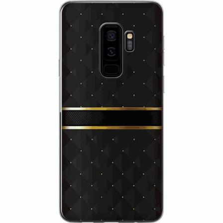 Samsung Galaxy S9+ Mjukt Skal - Golden Stripes