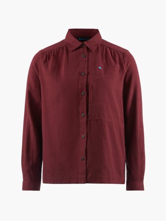 Klättermusen Helheim LS Skjorta Dam - Tawny Red - S