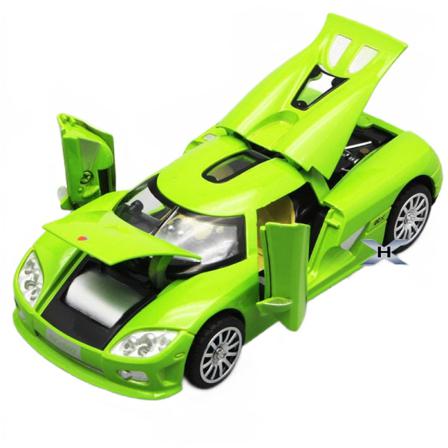 1/32 Koenigsegg Formgjuten Modell Leksak Fordon Legering Pull Back