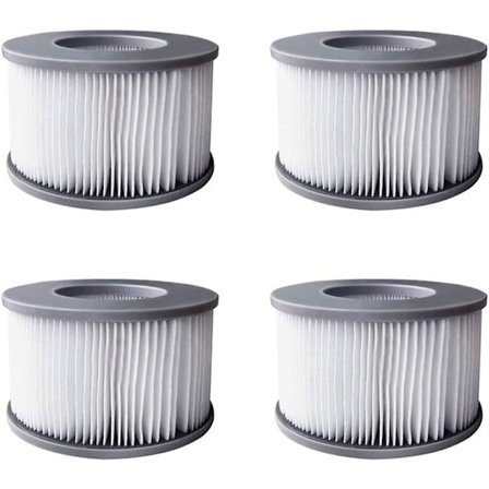 4 kpl kuuma-altaan suodatinta MSpa-puhallettaviin altaisiin, parannettu versio suodatinpatruunan pumppu sopii MSPA:n kaikkiin nykyisiin kuuma-