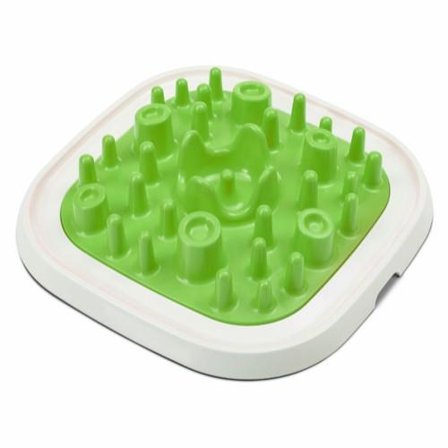 Slow Feeder til Katt og Hund, Grønn - 37cm