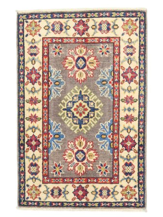 Dywan Kazak Fine 63X92 Brunatny/Czarny (Wełna, Afganistan)