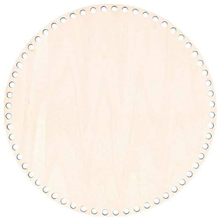 Naturlig Trä Korgbotten Träbas för DIY