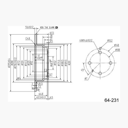 Biltema - BREMSESKIVE