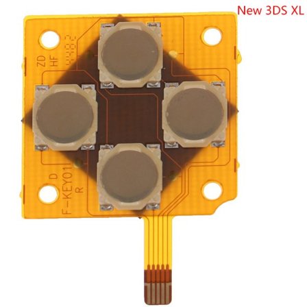 IC 3DS XL Controller D Pads Metall Snap PCB-kortknapp Ledande Ny 3DS XL