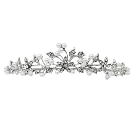 Krystall bryllup hårkrone tiara