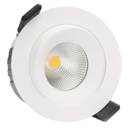ELdirekte Candela Downlightpakke 12pk Warmdim IP44 Matt Hvit