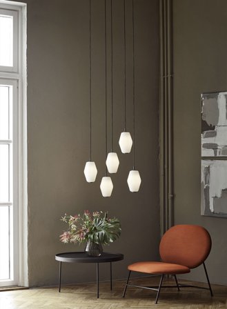 Dahl glass small Ø15 - opal/glass