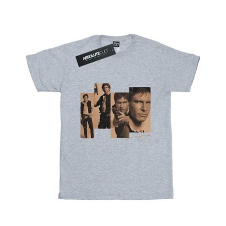 Star Wars Dam/Damer Han Solo Fotoshoot Bomull Boyfriend T-Shirt