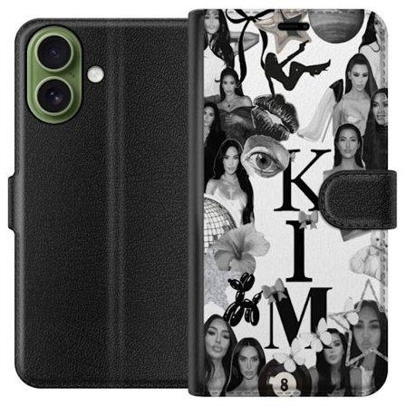 Kompatibelt Plånboksfodral till Apple Apple iPhone 17 Kim Kardashian – Aesthetic Look 2025