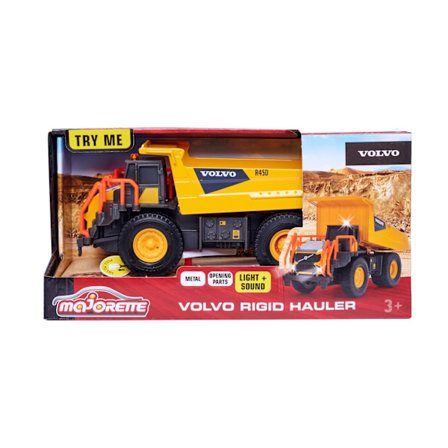 Majorette Volvo Dumper Lastbil med ljud och ljus