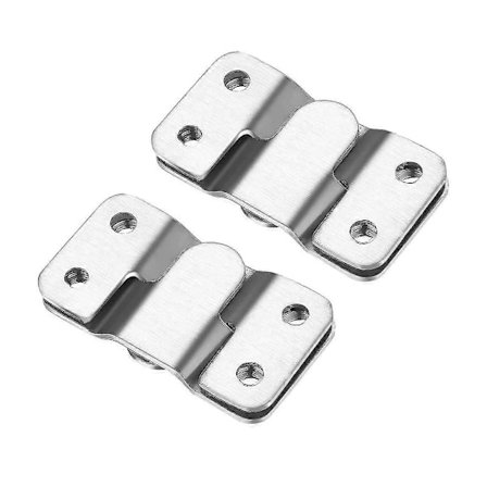 Forsænket skjult monteringsbeslag, kraftigt forsænket monteringssengegærde hængende væg sammenlåsende beslag, rustfrit stål Z-clips beslag til foto[D]