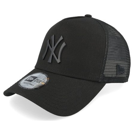 New Era - Hatstore Exclusive x New York Yankees MLB Metal Badge Black A-frame Trucker Trucker Black Cap - MLB @ Hatstore
