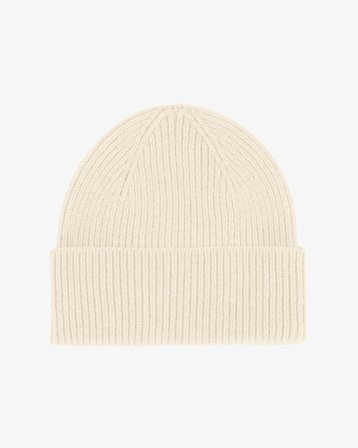 Merino Wool Beanie - Optical White