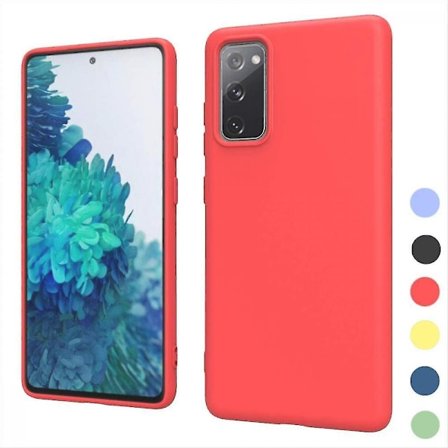 Samsung Galaxy S20 Fe 5g Flytende Silikon Fallbeskyttelse Deksel(R