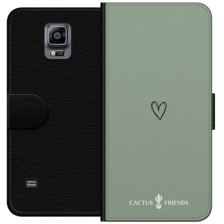 Kompatibel Tegnebogsetui til Samsung Samsung Galaxy Note 4 Cactus and Friends – SageLove