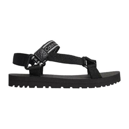 Calvin Klein Flat Sandaler svart, Herr, Herr, Storlek: 43 EU