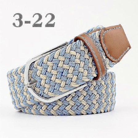 Herrar Bälte Födelsedagspresent Midjebälte Fläta Klassiskt Spänne Midjeband Justerbart Blandade 3 Färger