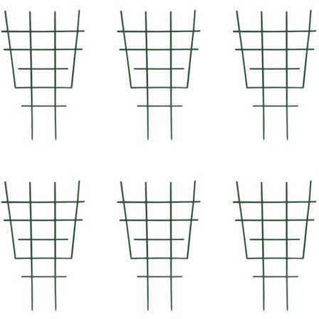 6 stk. plantesupport, plast have støtte, DIY plante klatrestativ til klatreplanter og vin