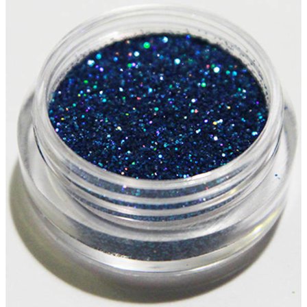 1. Finkornet glitter mellem blå