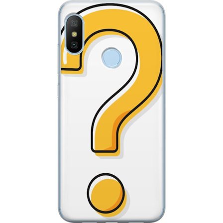 Yhteensopiva Puhelinkuori Xiaomi Mi A2 Lite Kysymysmerkki