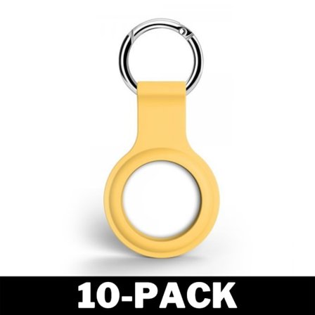 Airtag skal med nøglering Gul