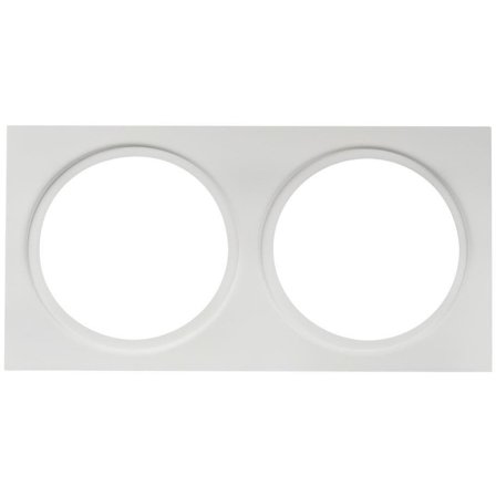 Hide-a-Lite 7470046 Indretning ramme Ø85 mm, hvid II: til 2 armaturer, Belysning