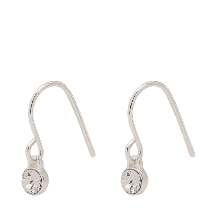 Pilgrim Örhängen, Lucia Crystal Smycken & klockor Dam Silver ONESIZE