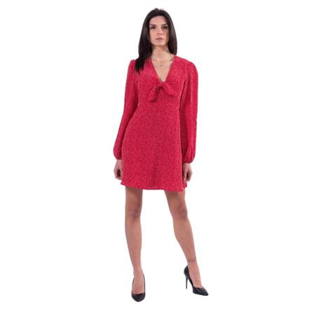 Guess Powl fantasy dress - W1Gk1Jwdek0 , Rood , Dames , Maat: L Casual jurken