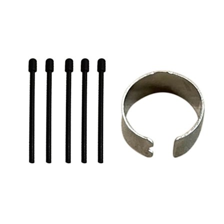 Touch Stylus Tips Spetsar med metallklämma för Galaxy Note 20 10 Tab S6 Lite T860 T865 S7 / S8 Series S Pen Tillbehör