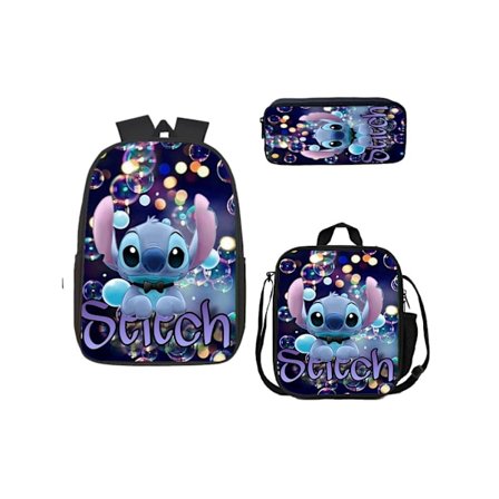 Stitch Student Rygsæk Tredelt Sæt 17 Tommer2