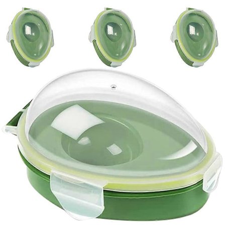 4 stk. Genanvendelig Avocadobeholder til Opbevaring Køleskab Avocadoholder Organizer