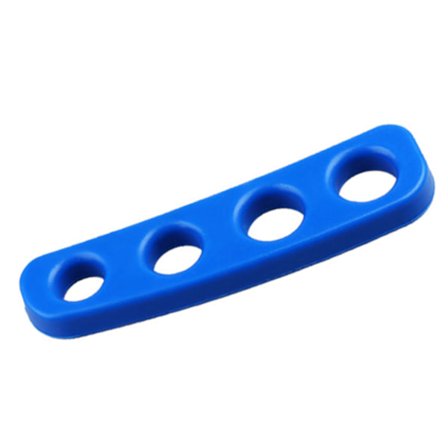 Basketball Skydetræningshjælp Teenager til Begyndere Forbedre Stabilitet Fleksibel Silikon Bold Finger Skydetræner Blå M (7,8‐8,5 cm/3,07‐3,35 tommer)
